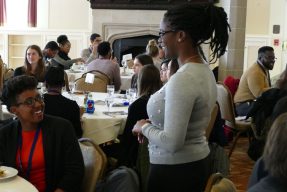 Students network at the Diversity Summit